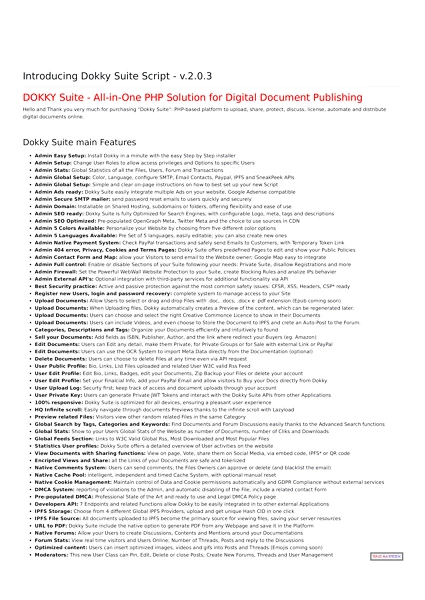Dokky Suite - 2.0.3 Documentation
